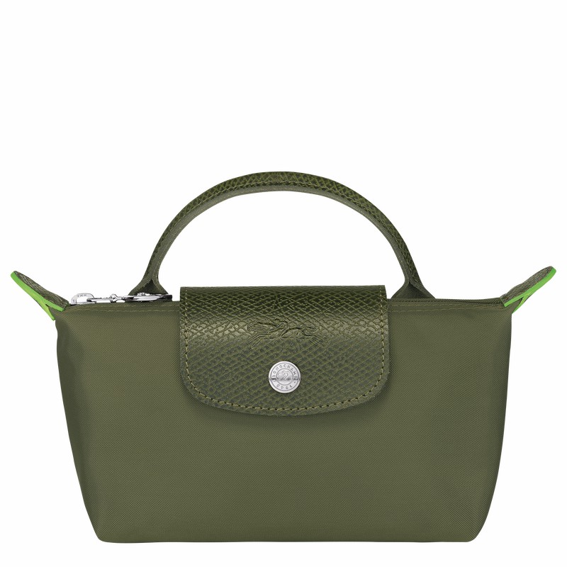 Longchamp Le Pliage Green Pouches Dame Grønn Norge | 34175919479