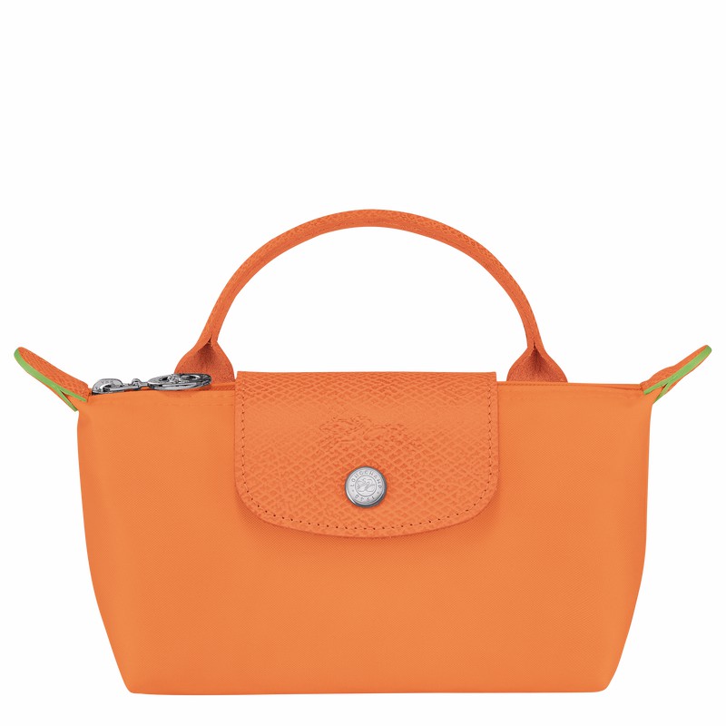 Longchamp Le Pliage Green Pouches Dame Oransje Norge | 34175919P54