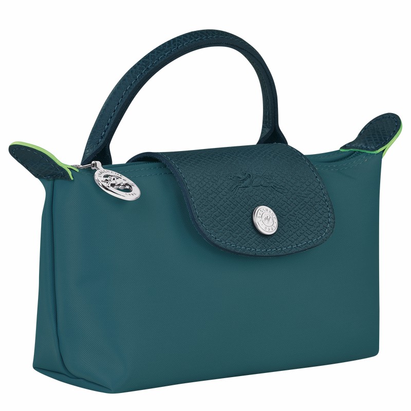 Longchamp Le Pliage Green Pouches Dame Påfugl Norge | 34175919P89