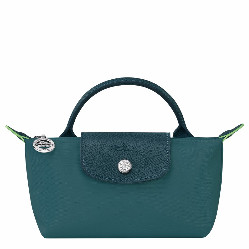 Longchamp Le Pliage Green Pouches Dame Påfugl Norge | 34175919P89