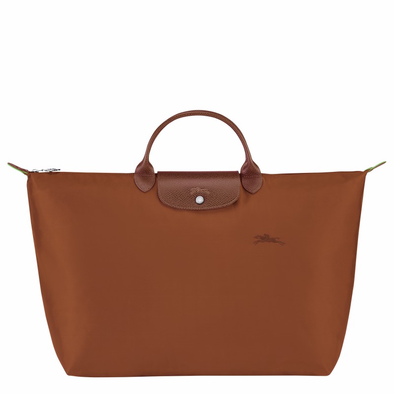 Longchamp Le Pliage Green S Reiseveske Herre Brune Norge | L1624919504-