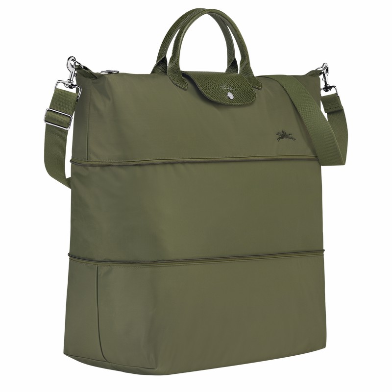 Longchamp Le Pliage Green expandable Reiseveske Herre Grønn Norge | L1911919479-