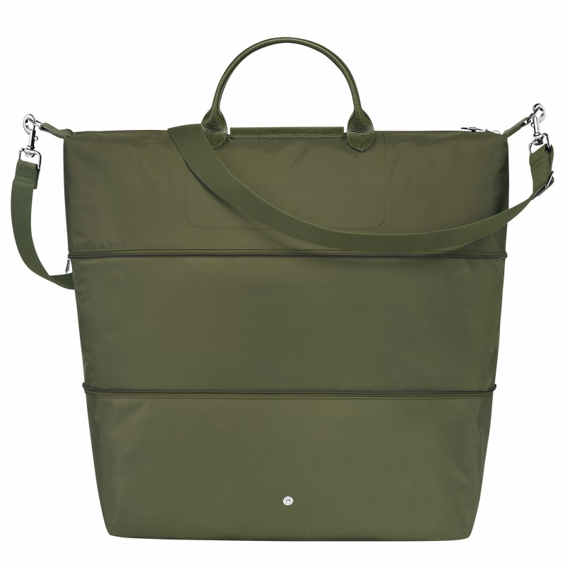 Longchamp Le Pliage Green expandable Reiseveske Herre Grønn Norge | L1911919479-