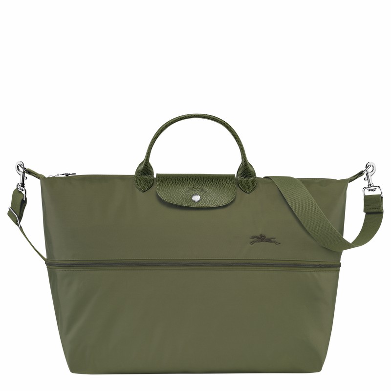 Longchamp Le Pliage Green expandable Reiseveske Herre Grønn Norge | L1911919479-