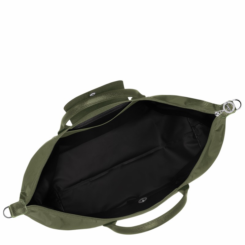 Longchamp Le Pliage Green expandable Reiseveske Herre Grønn Norge | L1911919479-