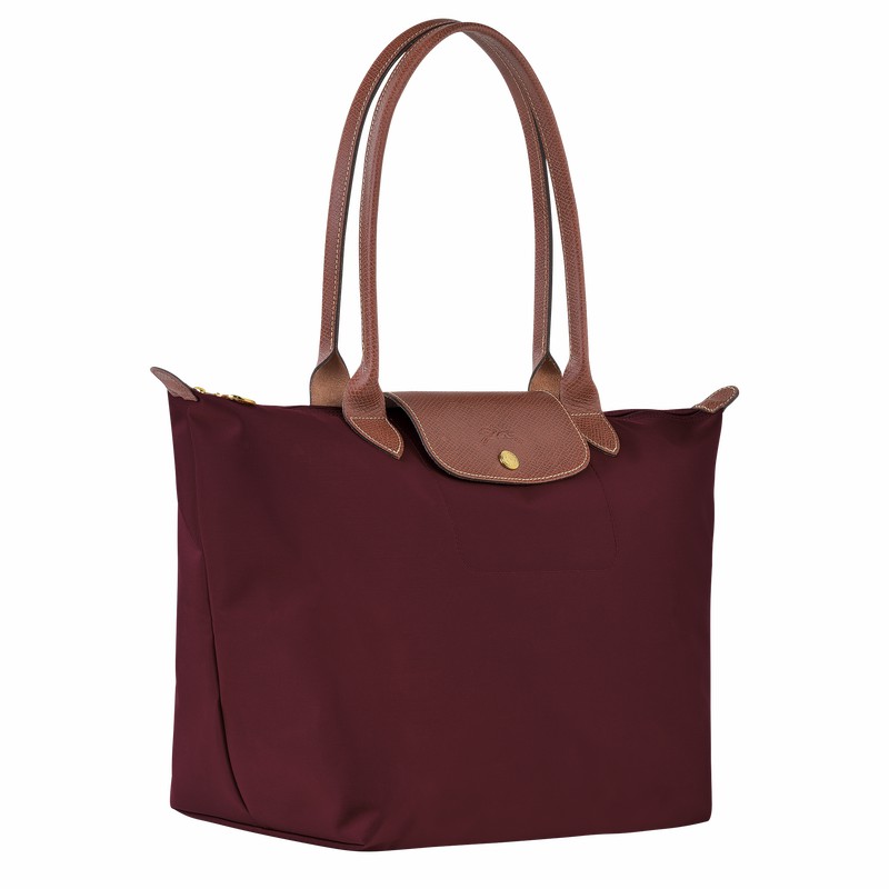 Longchamp Le Pliage Original L Tote Veske Dame Burgunder Norge | L1899089P87