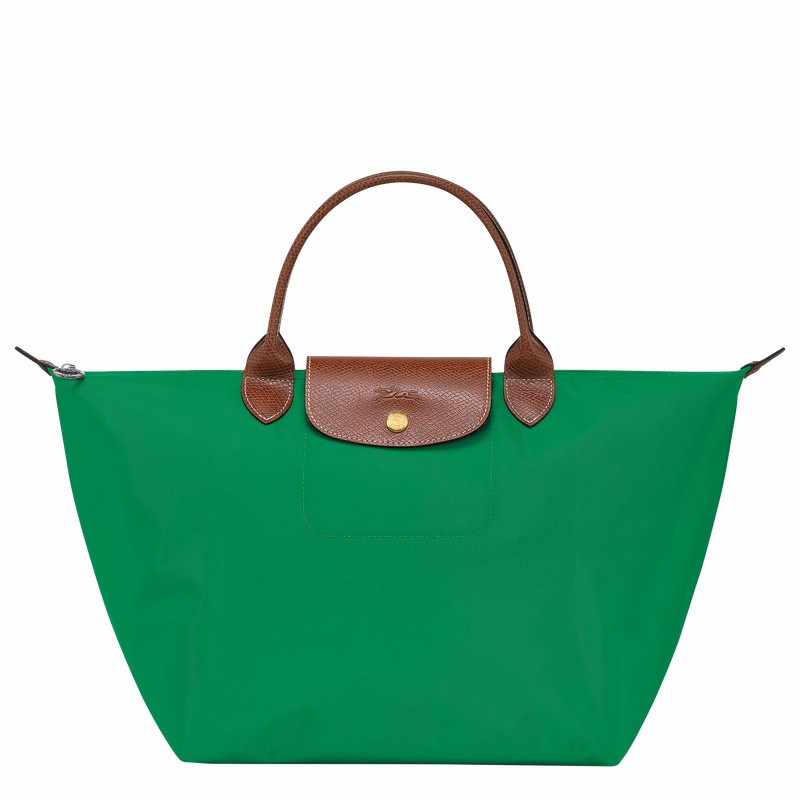 Longchamp Le Pliage Original M Håndveske Dame Grønn Norge | L1623089P88