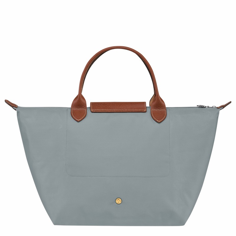 Longchamp Le Pliage Original M Håndveske Dame Grå Norge | L1623089P80