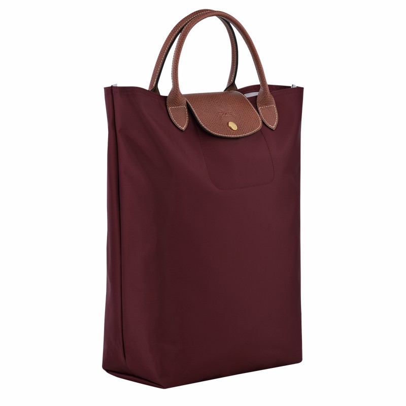 Longchamp Le Pliage Original M Tote Veske Dame Burgunder Norge | 10168089P87