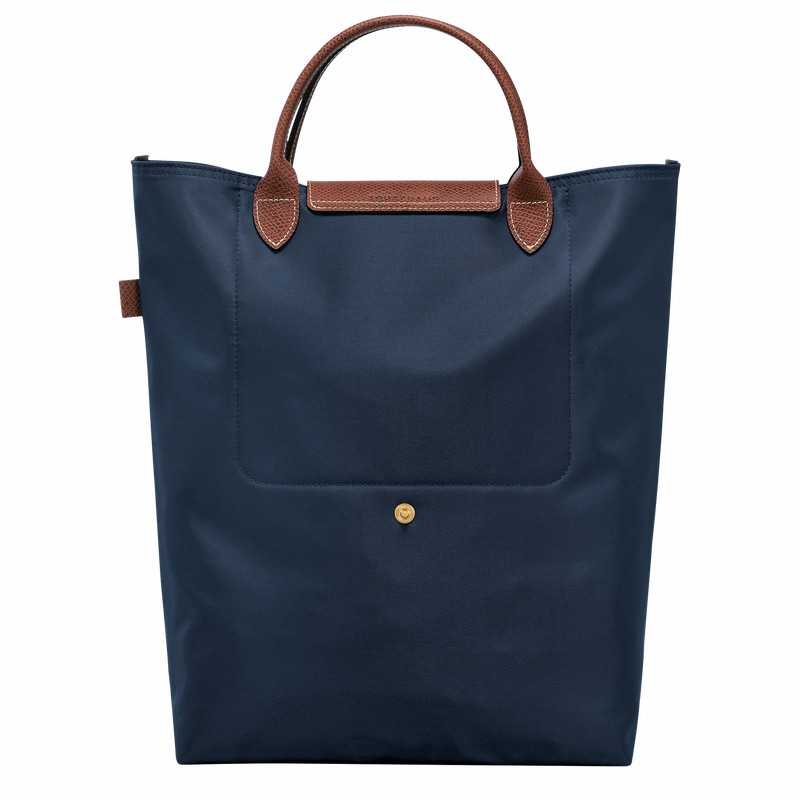 Longchamp Le Pliage Original M Tote Veske Dame Marineblå Norge | 10168089P68