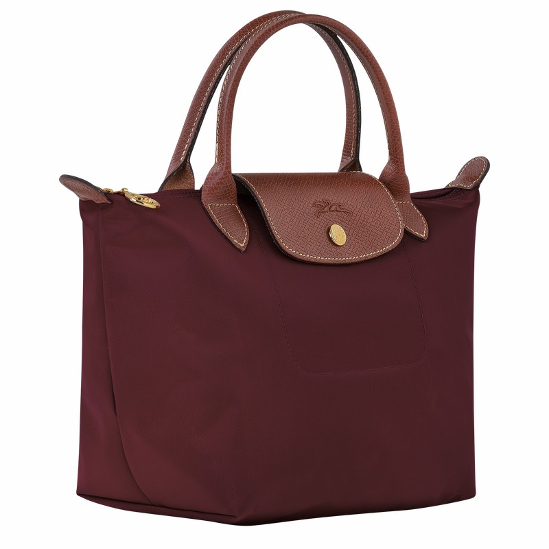 Longchamp Le Pliage Original S Håndveske Dame Burgunder Norge | L1621089P87