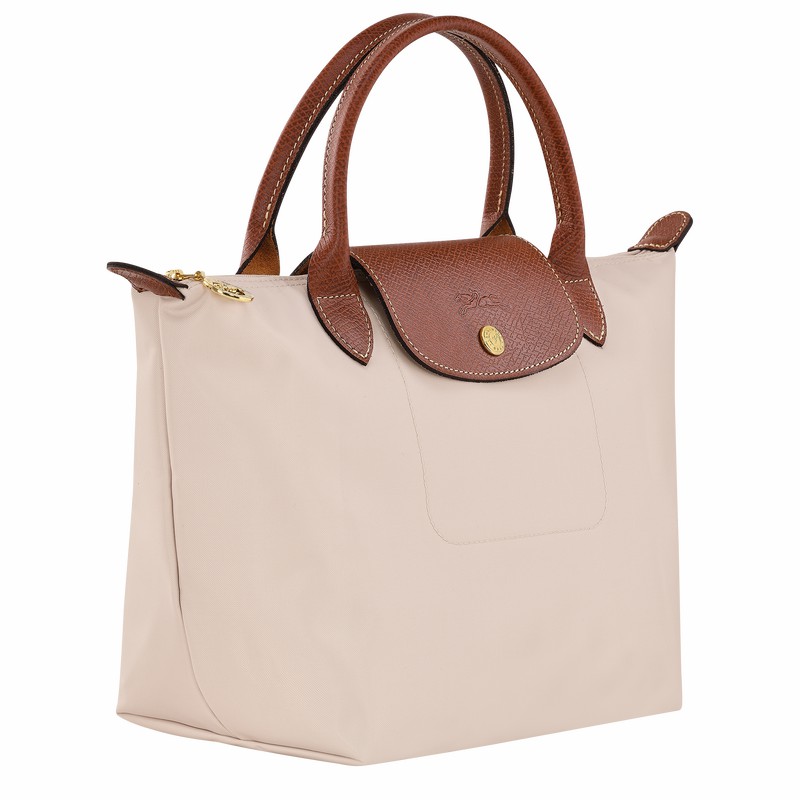 Longchamp Le Pliage Original S Håndveske Dame Hvite Norge | L1621089P71