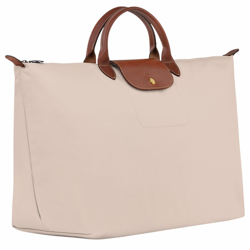 Longchamp Le Pliage Original S Reiseveske Herre Hvite Norge | L1624089P71-