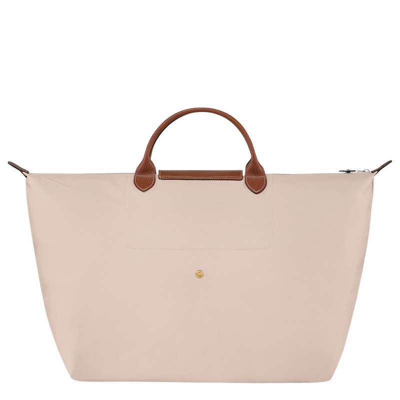 Longchamp Le Pliage Original S Reiseveske Herre Hvite Norge | L1624089P71-