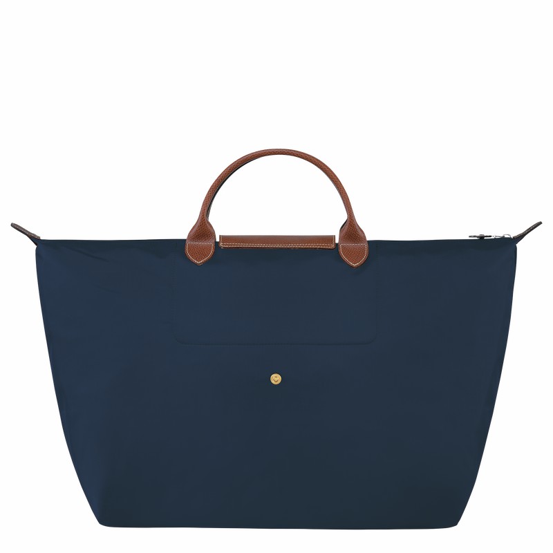 Longchamp Le Pliage Original S Reiseveske Dame Marineblå Norge | L1624089P68