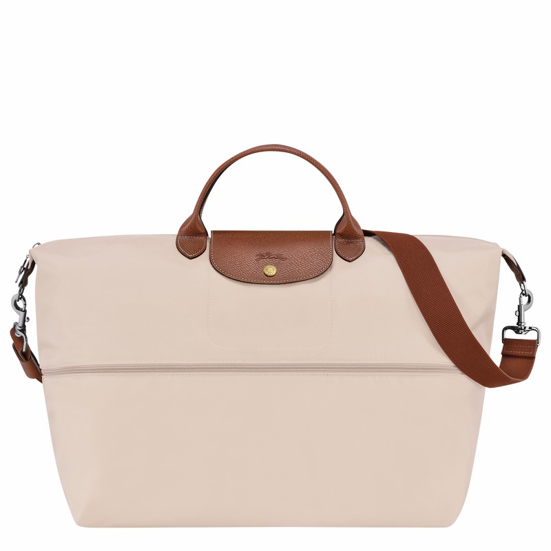 Longchamp Le Pliage Original expandable Reiseveske Herre Hvite Norge | L1911089P71-