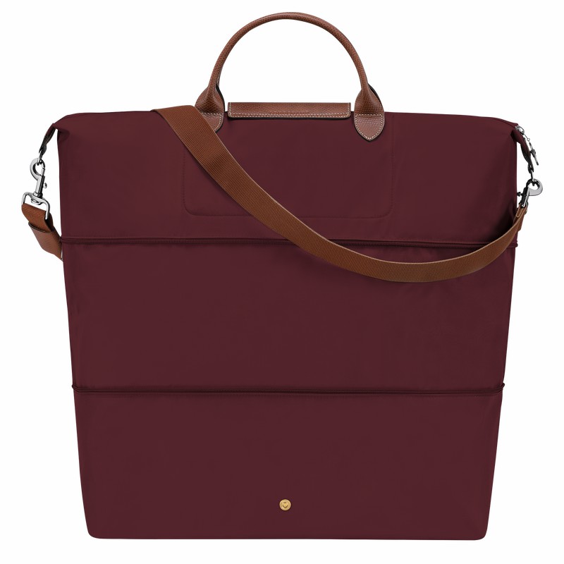 Longchamp Le Pliage Original expandable Reiseveske Herre Burgunder Norge | L1911089P87-