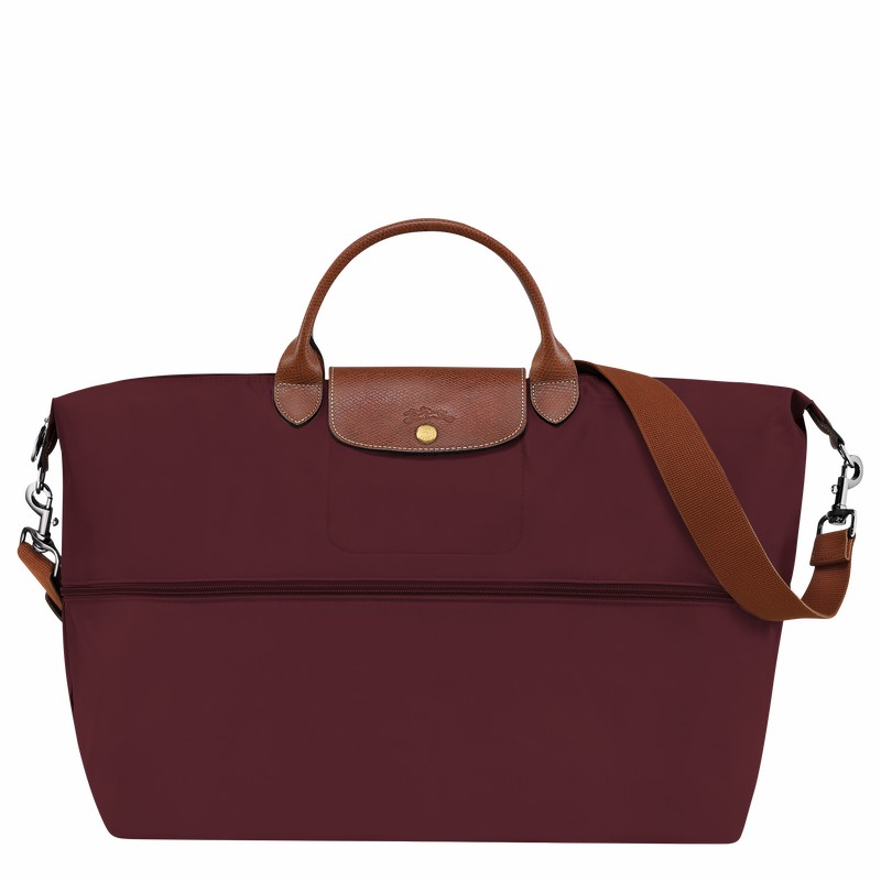 Longchamp Le Pliage Original expandable Reiseveske Herre Burgunder Norge | L1911089P87-