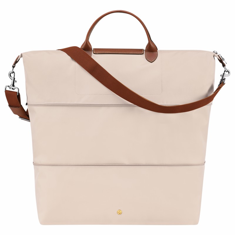 Longchamp Le Pliage Original expandable Reiseveske Dame Hvite Norge | L1911089P71