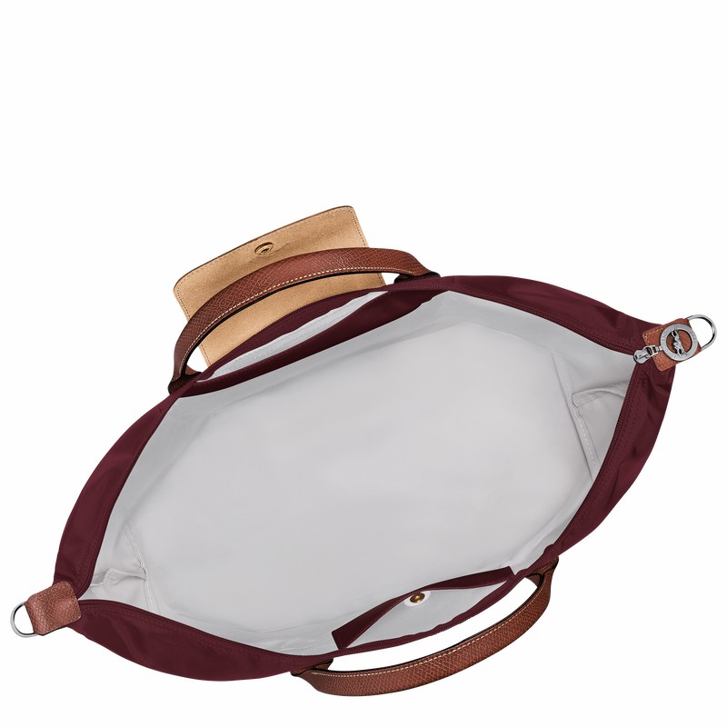 Longchamp Le Pliage Original expandable Reiseveske Dame Burgunder Norge | L1911089P87