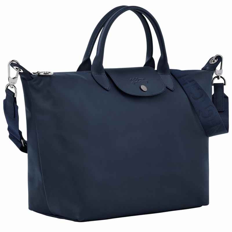 Longchamp Le Pliage Xtra L Håndveske Dame Marineblå Norge | 10201987556