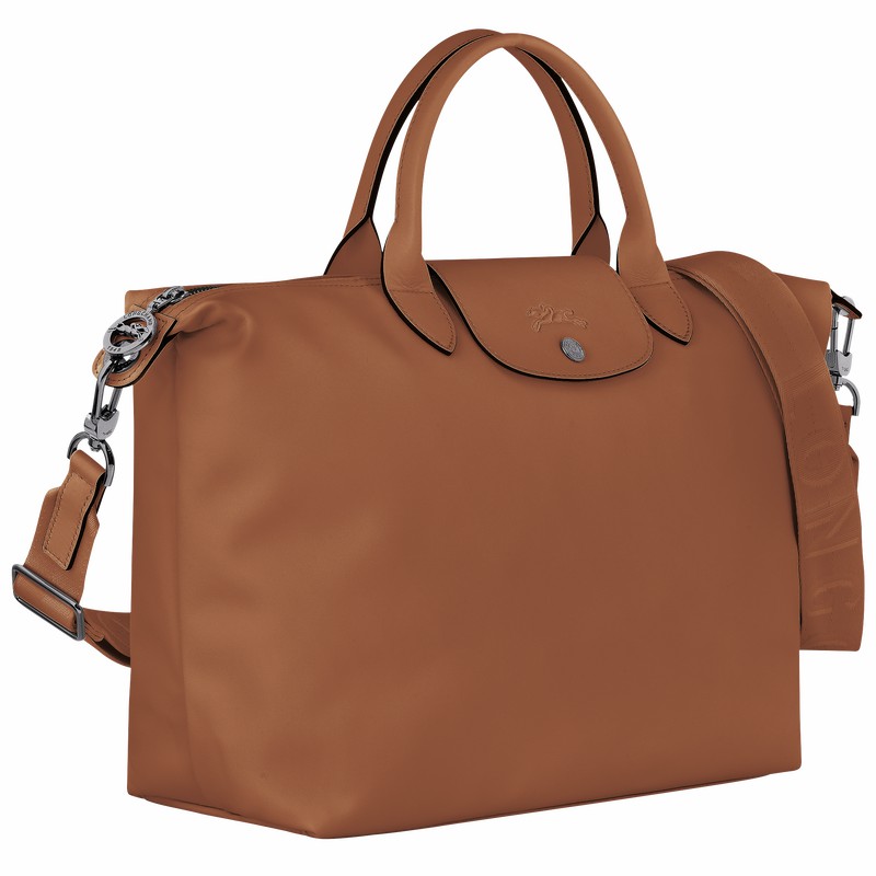 Longchamp Le Pliage Xtra L Håndveske Dame Brune Norge | 10201987504