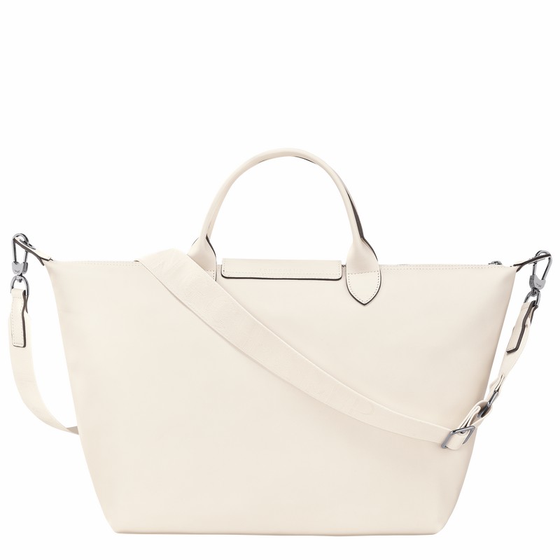 Longchamp Le Pliage Xtra L Håndveske Dame Hvite Norge | 10201987037