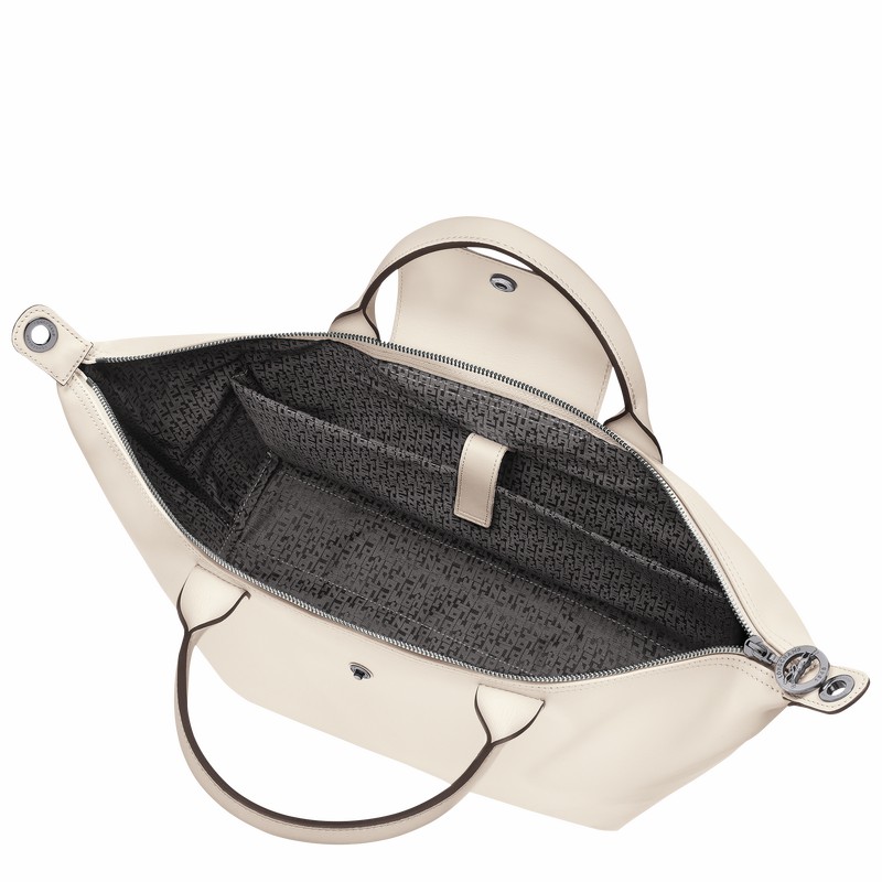 Longchamp Le Pliage Xtra L Håndveske Dame Hvite Norge | 10201987037