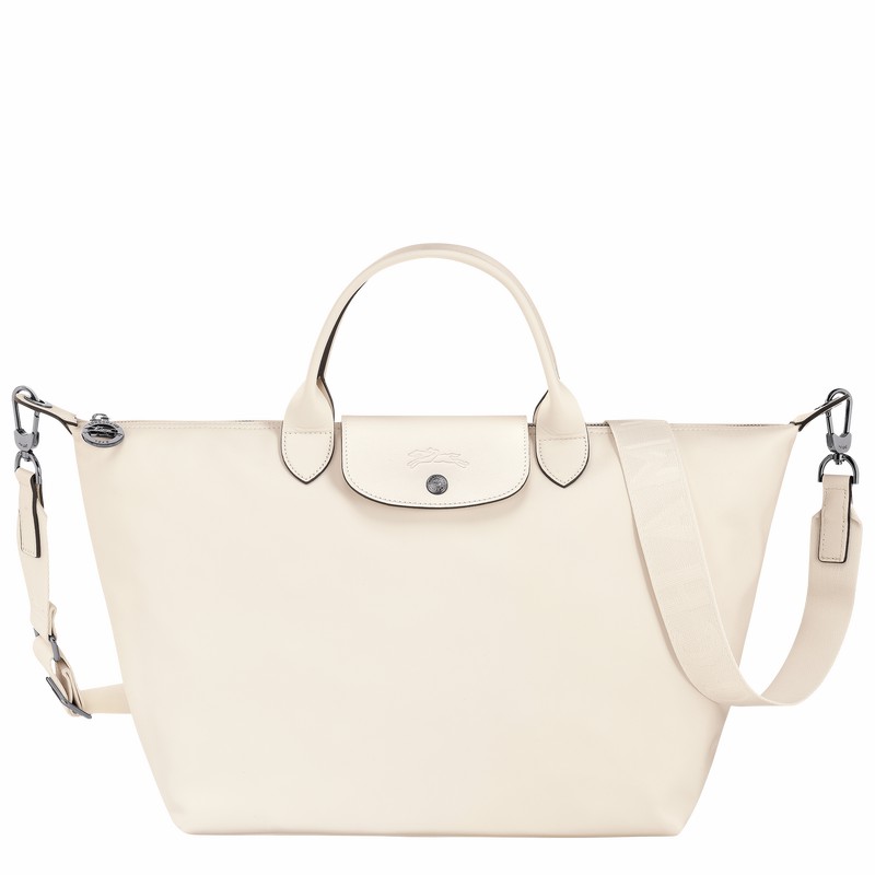 Longchamp Le Pliage Xtra L Håndveske Dame Hvite Norge | 10201987037