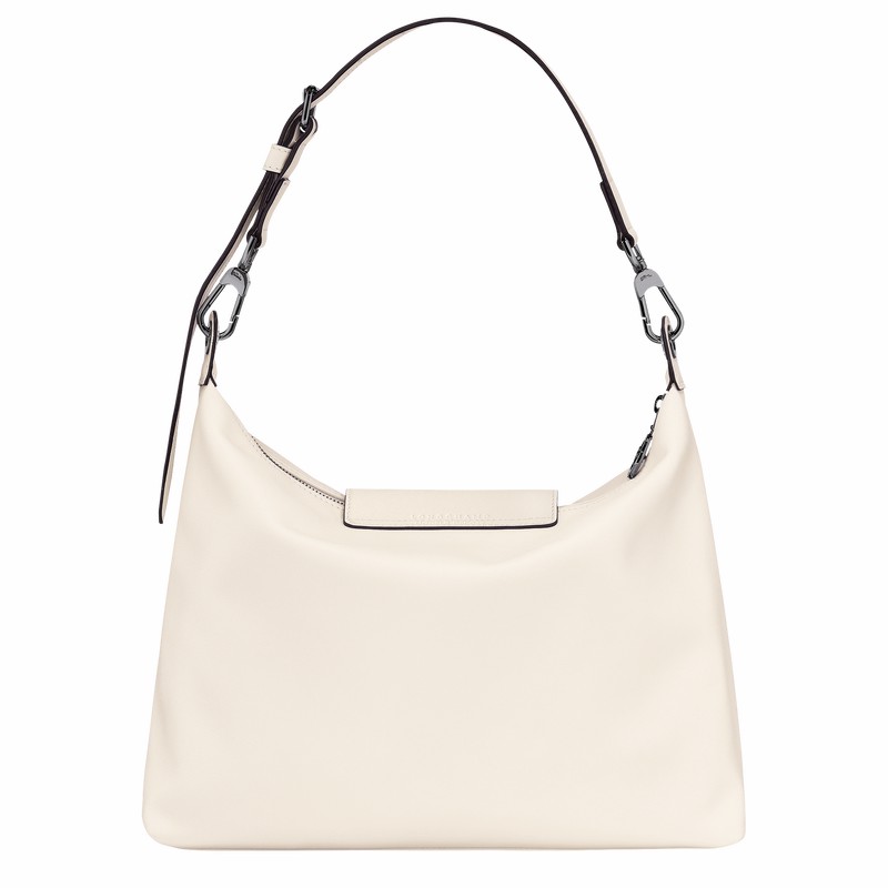 Longchamp Le Pliage Xtra M Hobo Veske Dame Hvite Norge | 10189987037