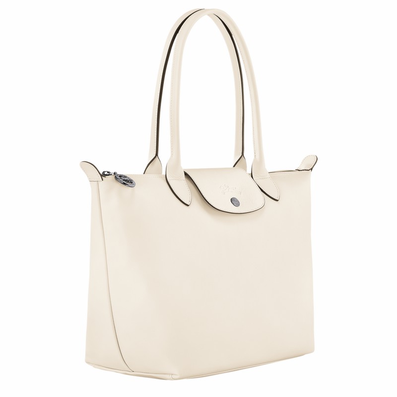 Longchamp Le Pliage Xtra M Tote Veske Dame Hvite Norge | L2605987037