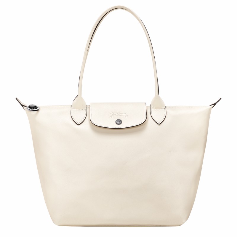 Longchamp Le Pliage Xtra M Tote Veske Dame Hvite Norge | L2605987037