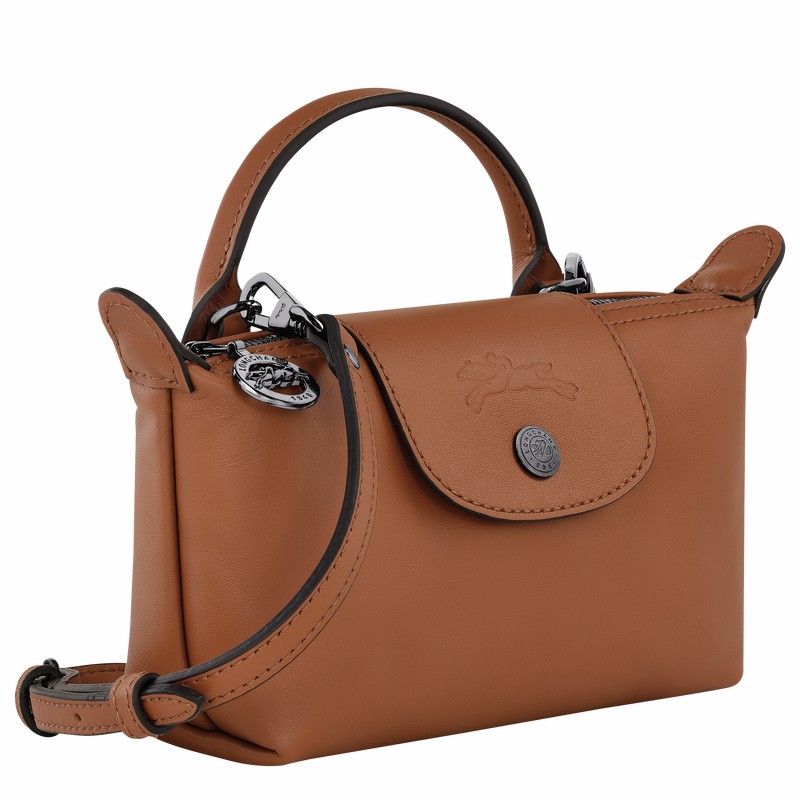 Longchamp Le Pliage Xtra XS Pouches Dame Brune Norge | 34205987504