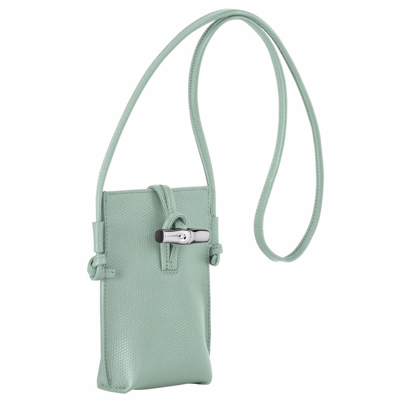 Longchamp Le Roseau Deksel Dame Celadon Norge | 34180HFP282