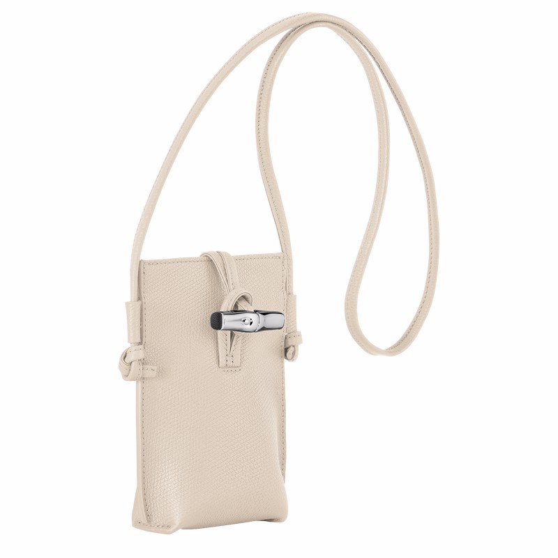 Longchamp Le Roseau Deksel Dame Hvite Norge | 34180HFP555