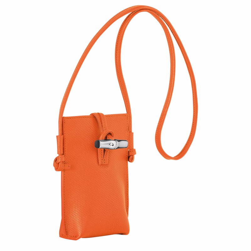 Longchamp Le Roseau Deksel Dame Oransje Norge | 34180HFP017