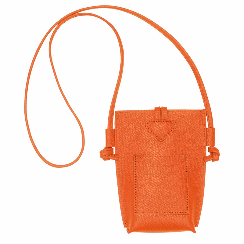 Longchamp Le Roseau Deksel Dame Oransje Norge | 34180HFP017