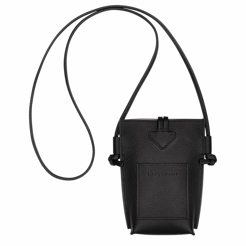 Longchamp Le Roseau Deksel Dame Svarte Norge | 34180HFP001