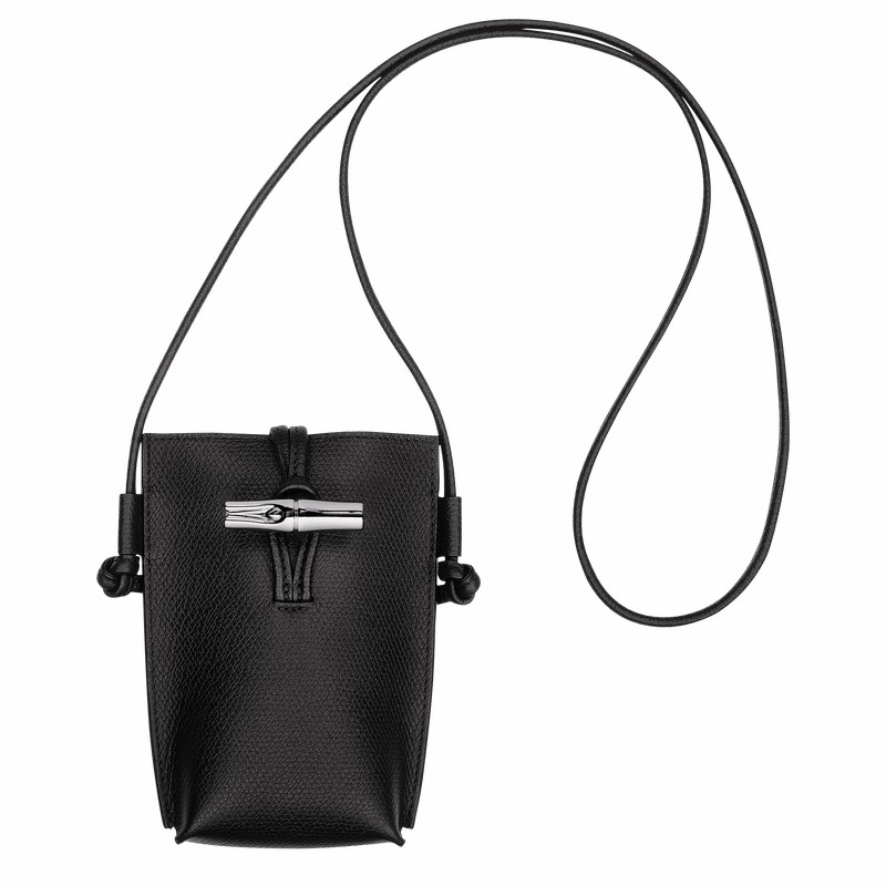 Longchamp Le Roseau Deksel Dame Svarte Norge | 34180HFP001