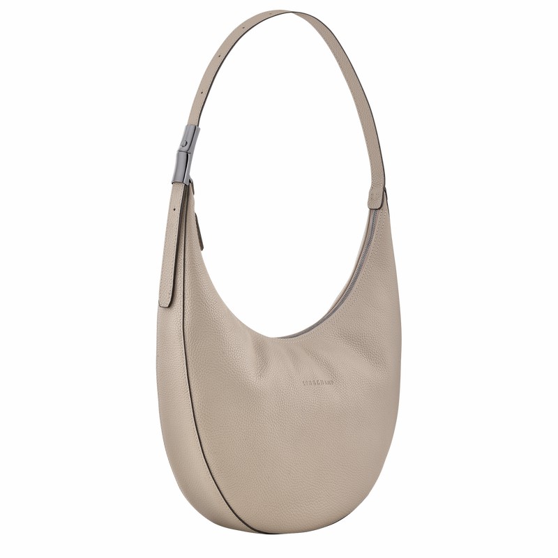 Longchamp Le Roseau Essential L Crossbody Veske Dame Grå Norge | 10234968266