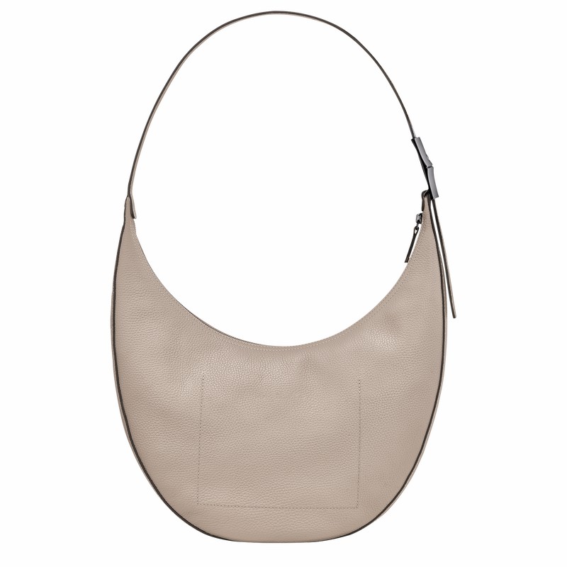 Longchamp Le Roseau Essential L Crossbody Veske Dame Grå Norge | 10234968266