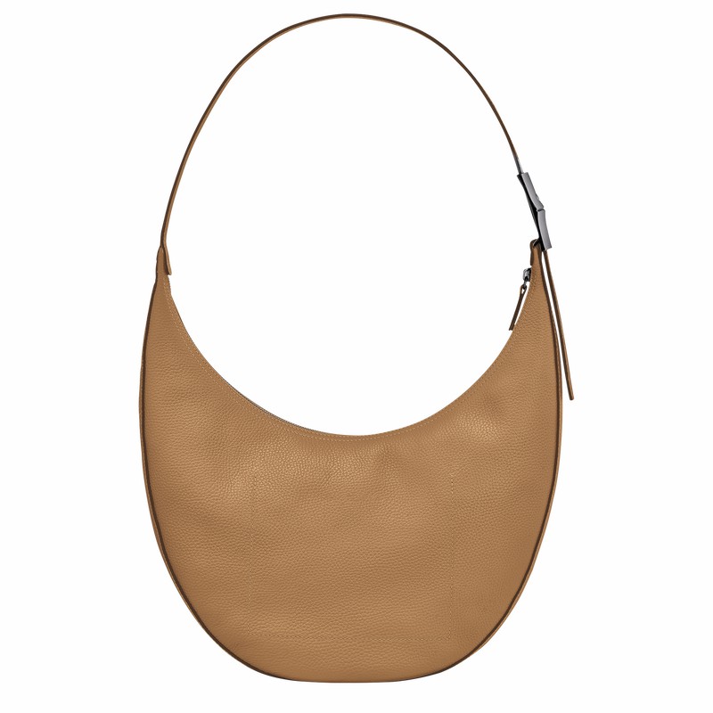 Longchamp Le Roseau Essential L Crossbody Veske Dame Khaki Norge | 10234968026