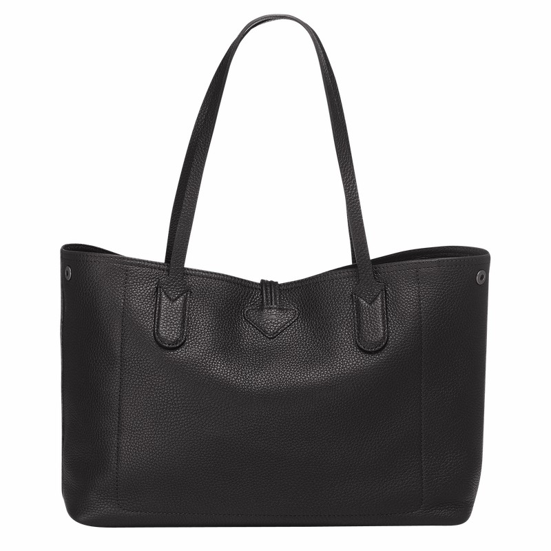 Longchamp Le Roseau Essential L Tote Veske Dame Svarte Norge | L2686968001