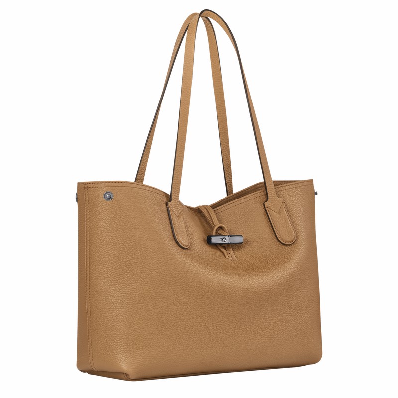 Longchamp Le Roseau Essential L Tote Veske Dame Khaki Norge | L2686968026