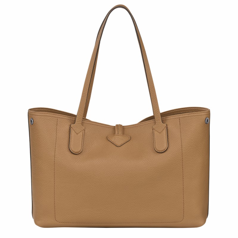 Longchamp Le Roseau Essential L Tote Veske Dame Khaki Norge | L2686968026