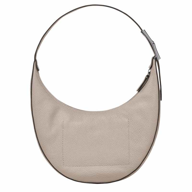 Longchamp Le Roseau Essential M Hobo Veske Dame Grå Norge | 10218968266