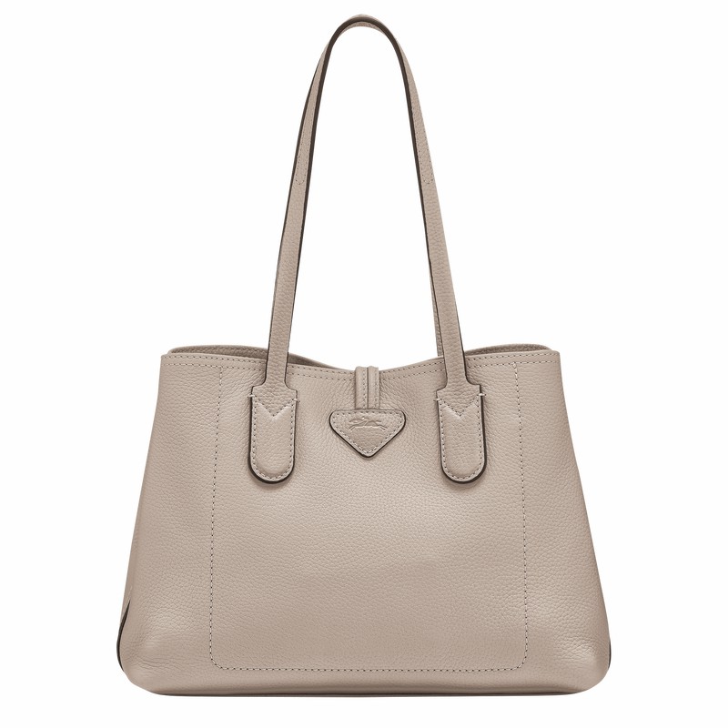 Longchamp Le Roseau Essential M Tote Veske Dame Grå Norge | 10183968266