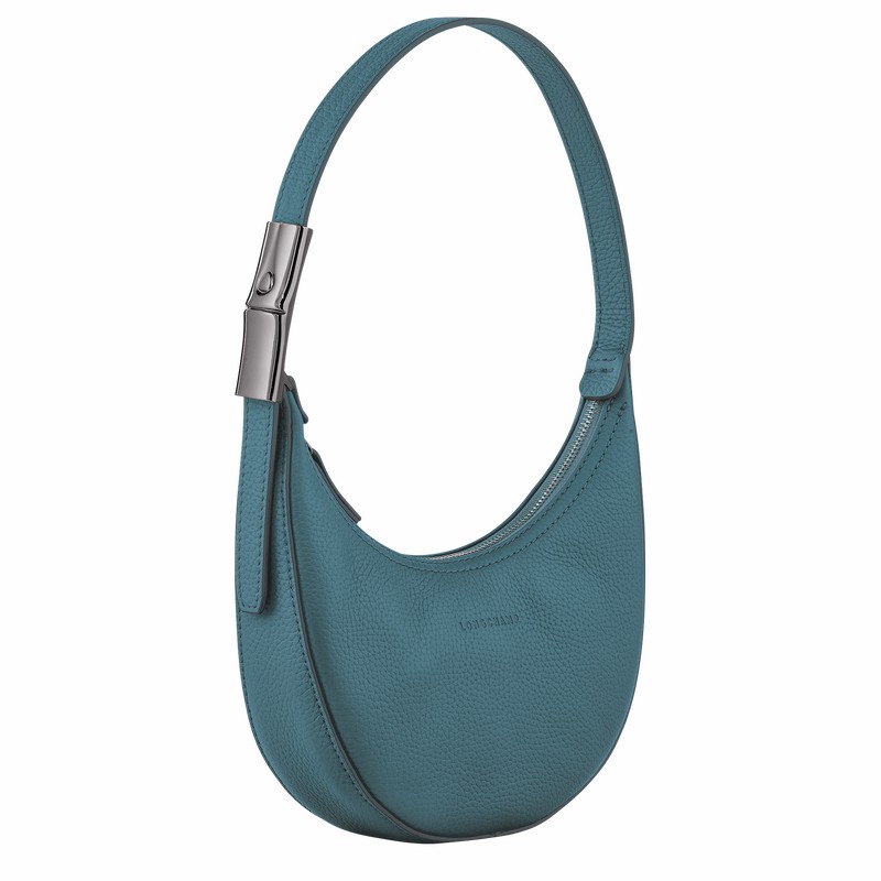 Longchamp Le Roseau Essential S Hobo Veske Dame Påfugl Norge | 10217968P89