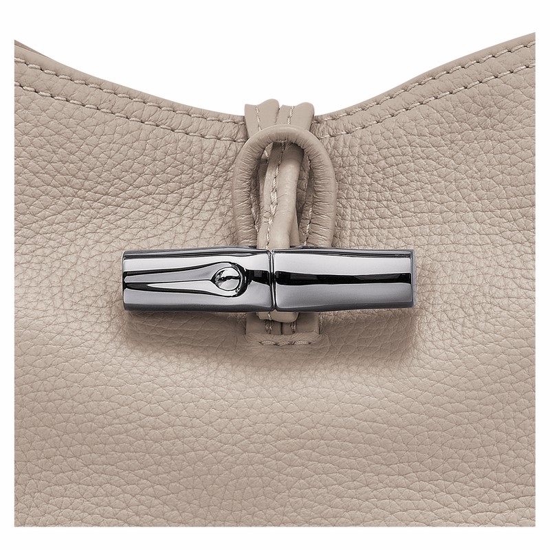 Longchamp Le Roseau Essential XS Bøtteposer Dame Grå Norge | 10159968266