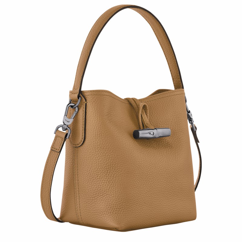 Longchamp Le Roseau Essential XS Bøtteposer Dame Khaki Norge | 10159968026